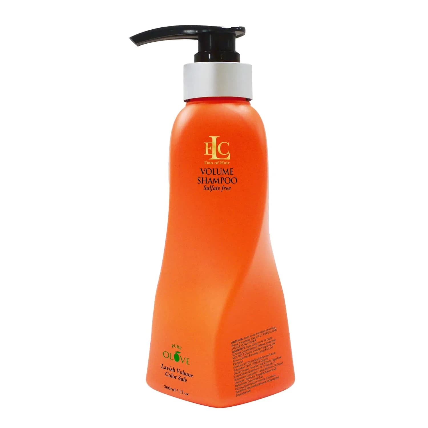 ELC Dao of Hair Pure Olove Volume Shampoo 355ml (12 oz) | Sulfate-Free, Color-Safe, Thickening Shampoo for Fine, Limp Hair — 12 Ounce