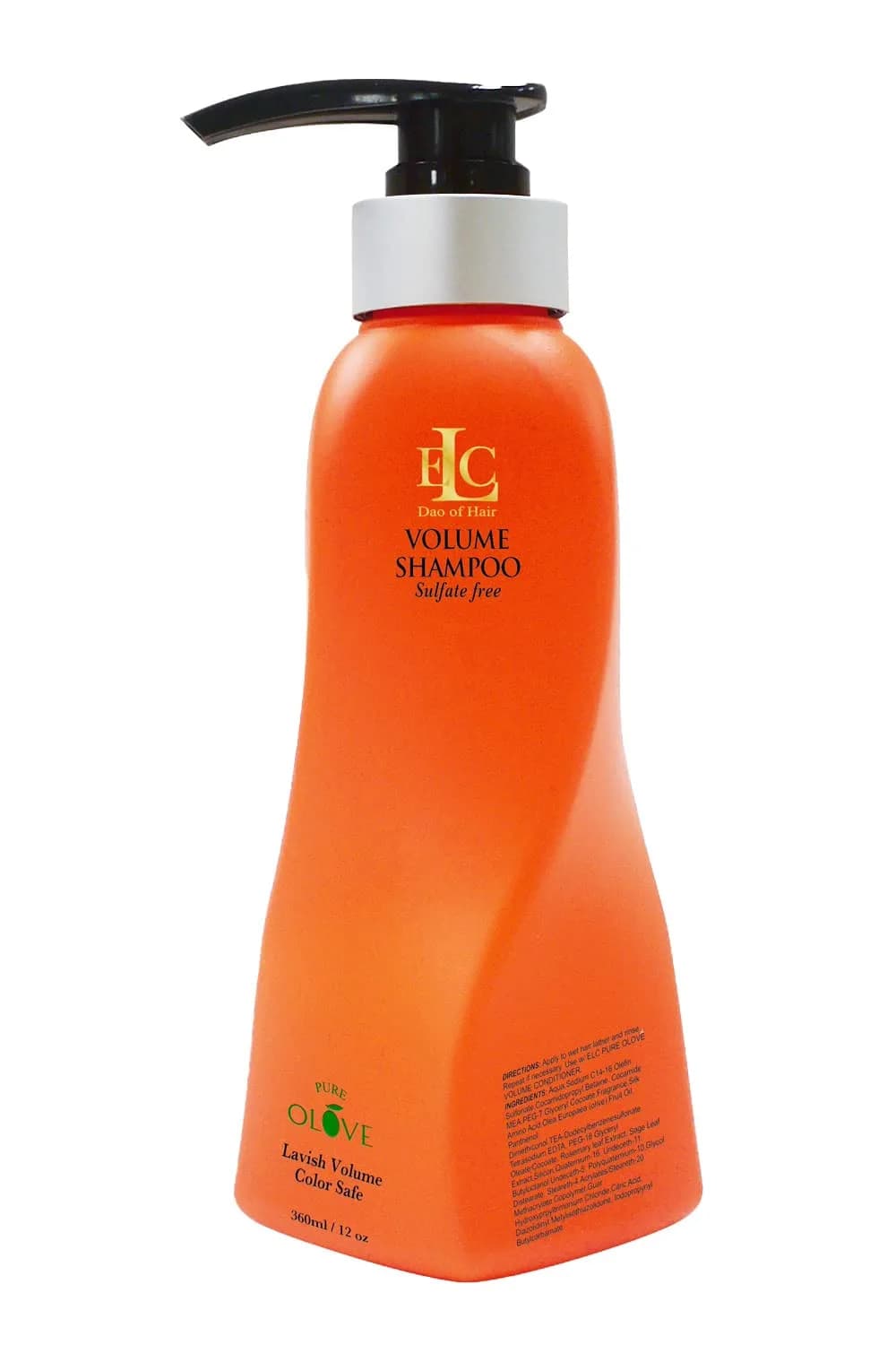 ELC Dao of Hair Pure Olove Volume Shampoo 355ml (12 oz) | Sulfate-Free, Color-Safe, Thickening Shampoo for Fine, Limp Hair — 12 Ounce