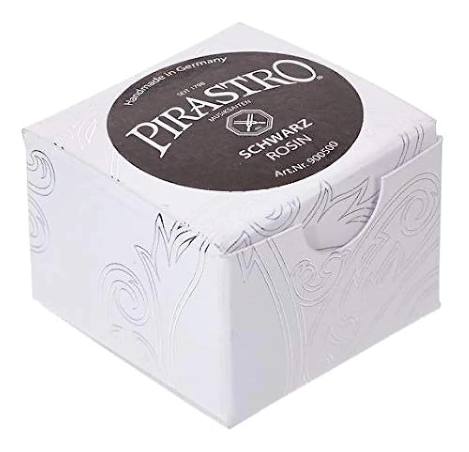 Pirastro Schwarz Violin Rosin | Black, White — Black,White