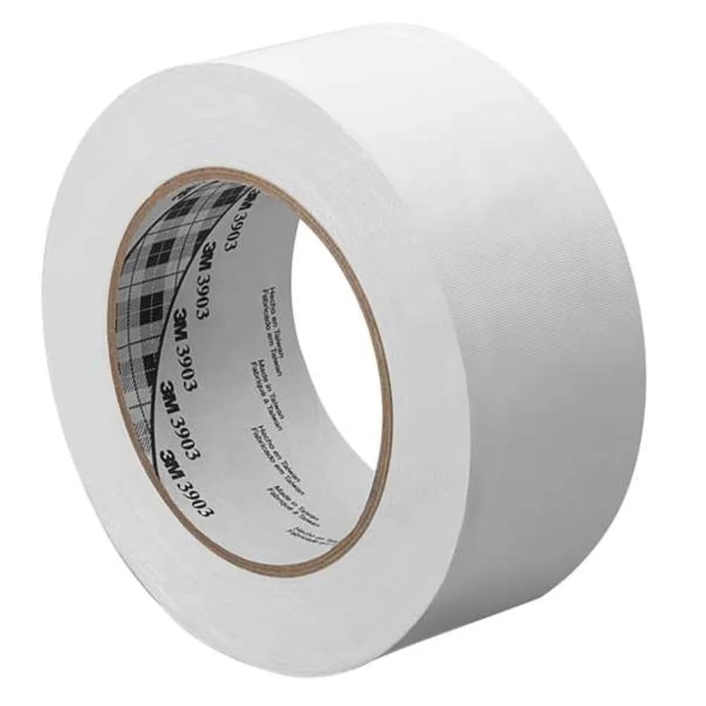 3M Vinyl Duct Tape Roll 1" x 150 ft White | Moisture & Chemical Resistant Rubber Adhesive - main product image