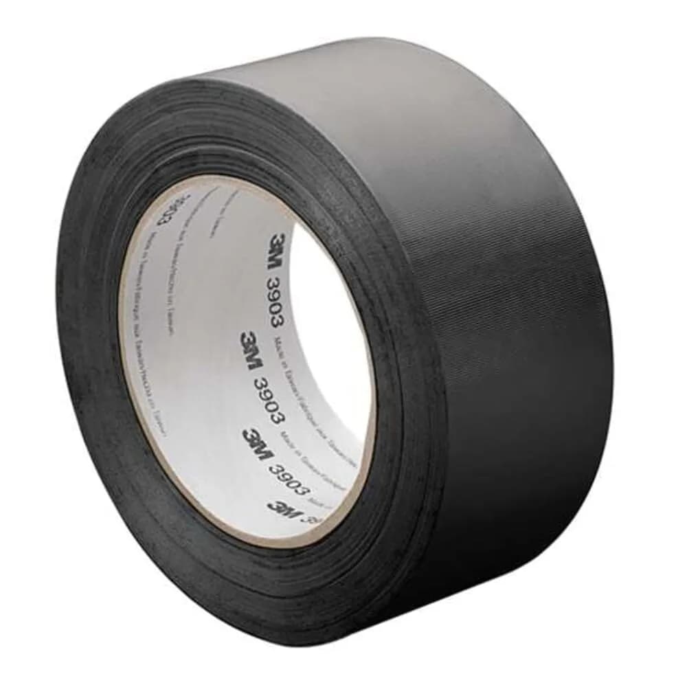 3M Vinyl Duct Tape Roll 1" x 150 ft White | Moisture & Chemical Resistant Rubber Adhesive — Black / 4 in. x 150 ft. x 0.0065 in.