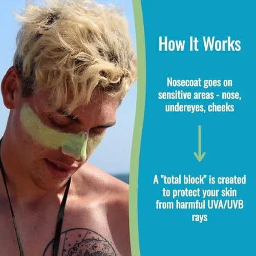 Zinka Colored Zinc Oxide Sunblock Stick SPF 30 Black | High Zinc Formula for Nose and Face, Water & Sweat Resistant thumbnail 3