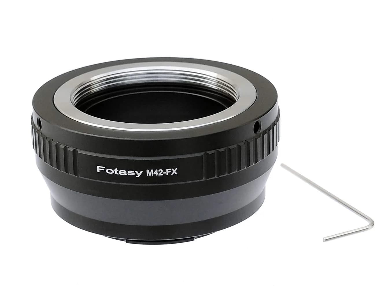Fotasy M42 Lens to Fuji X Adapter | Manual Focus, Copper Mount, Infinity Focus Guarantee - main product image