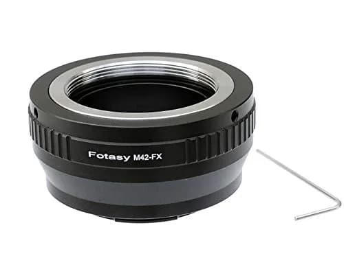 Fotasy M42 Lens to Fuji X Adapter | Manual Focus, Copper Mount, Infinity Focus Guarantee thumbnail 1