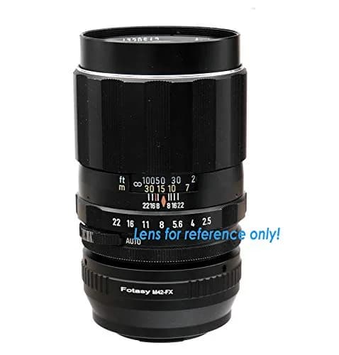 Fotasy M42 Lens to Fuji X Adapter | Manual Focus, Copper Mount, Infinity Focus Guarantee thumbnail 3