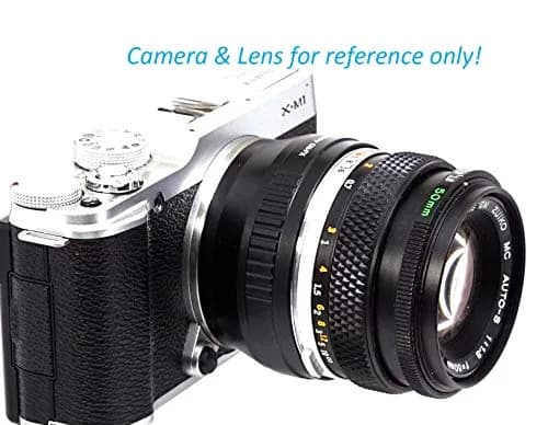 Fotasy OM Lens to Fuji X Adapter, Olympus OM Mount to X Mount, fits Fujifilm X-Mount Mirrorless Cameras Infinity Focus thumbnail 6