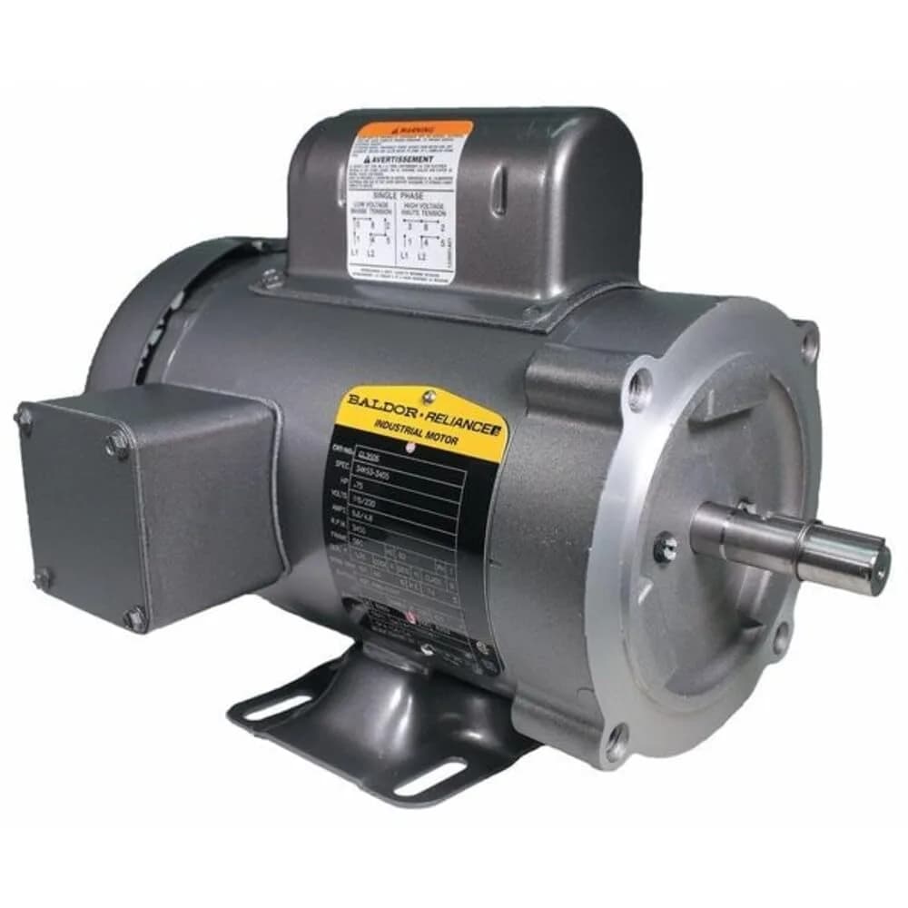 Baldor General Purpose AC Motor 115/230V | 3/4Hp, 3450rpm, TEFC Enclosure, Alloy Steel