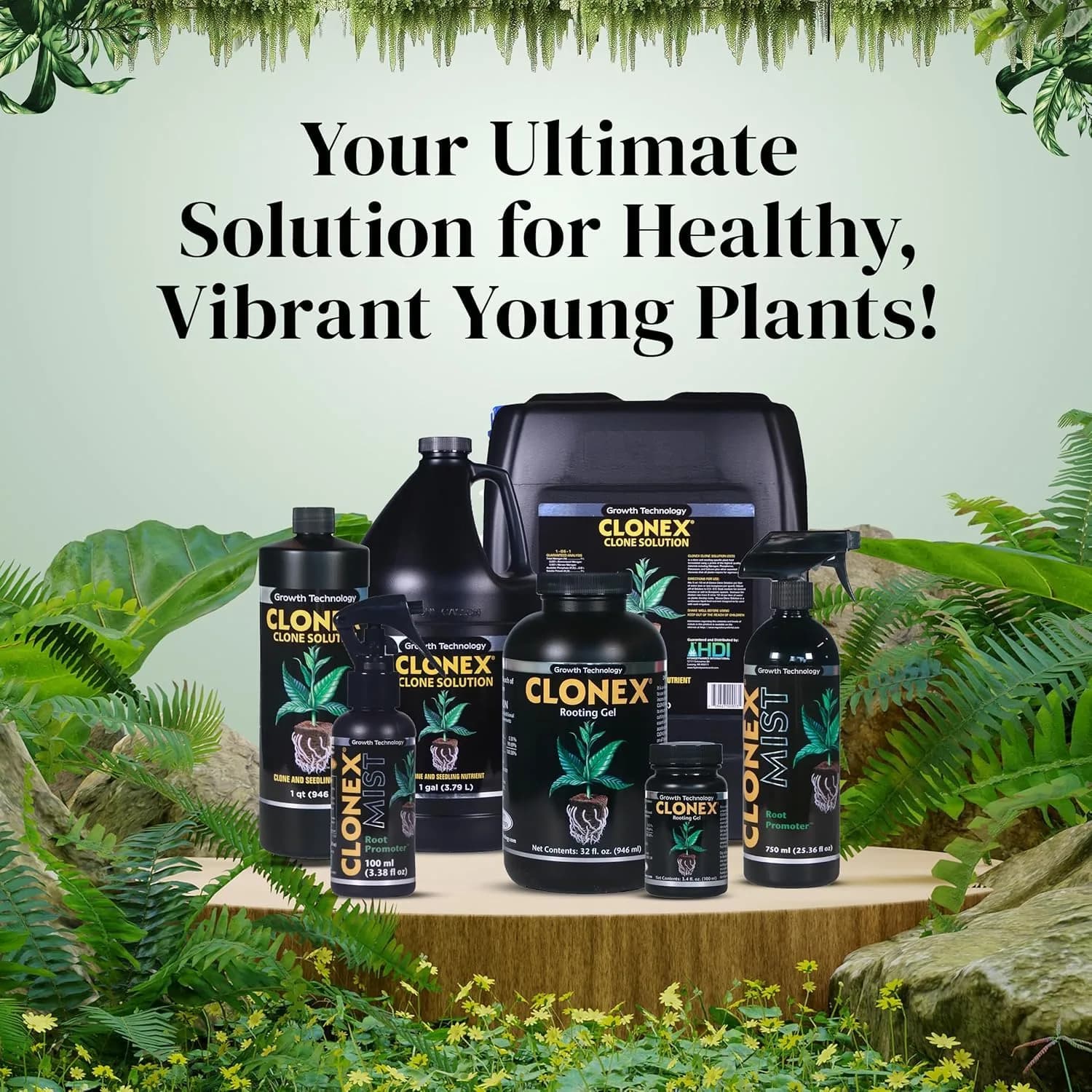 Clonex Rooting Gel 946ml (1 Quart) | High-Performance Rooting Compound for Plant Cuttings - view 3