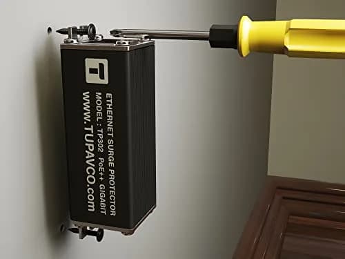 Tupavco Ethernet Surge Protector - Gigabit & PoE++ Compatible | Deep Network Protection thumbnail 4