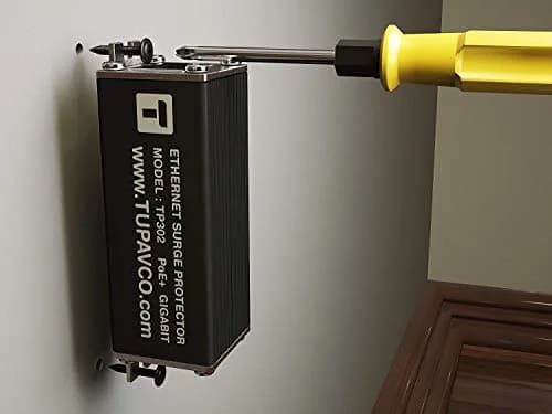 Tupavco Ethernet Surge Protector - Gigabit & PoE++ Compatible | Deep Network Protection thumbnail 2