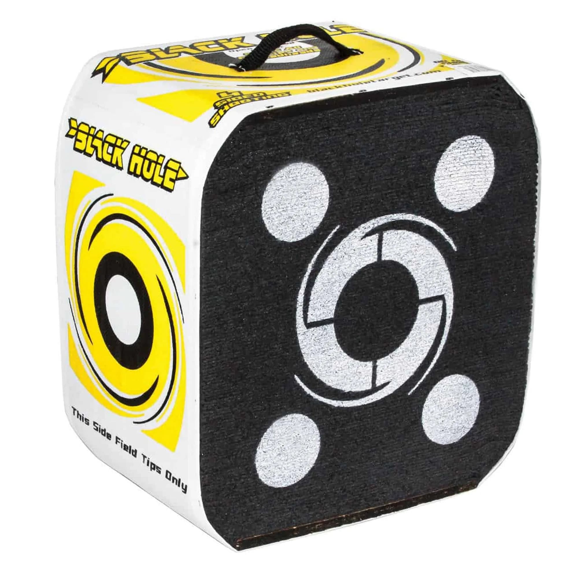 Black Hole 4-Sided Archery Target 18" x 16" x 11" | Stops Field Tips & Broadheads