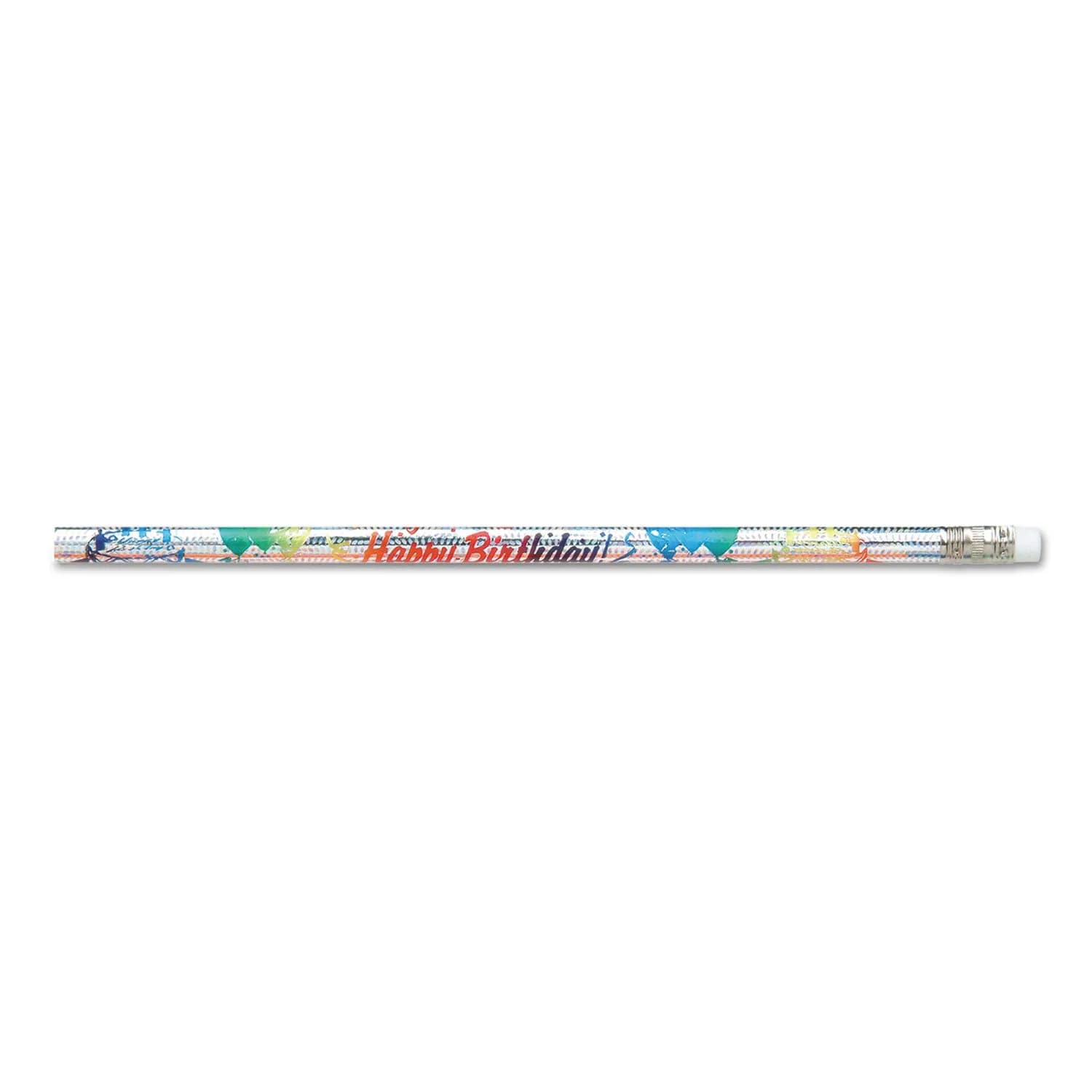 Moon Award Pencils - Pack of 12 | Silver Birthday Celebration for Students & Teachers — Silver