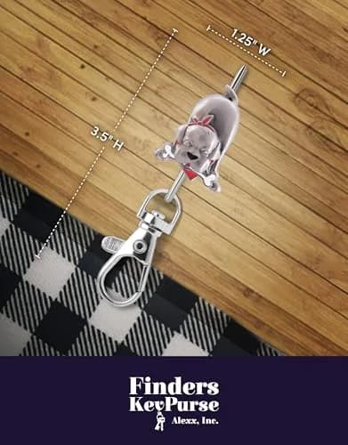 Finders Key Purse Fido Key Finder | Stylish Stainless Steel Keychain for Women thumbnail 5