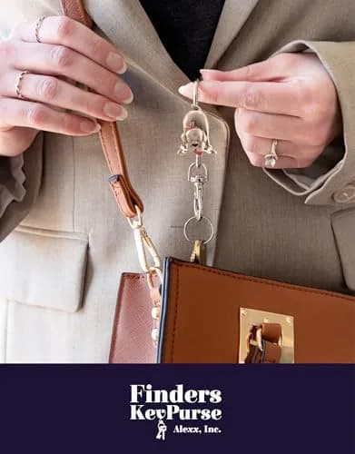 Finders Key Purse Fido Key Finder | Stylish Stainless Steel Keychain for Women thumbnail 7