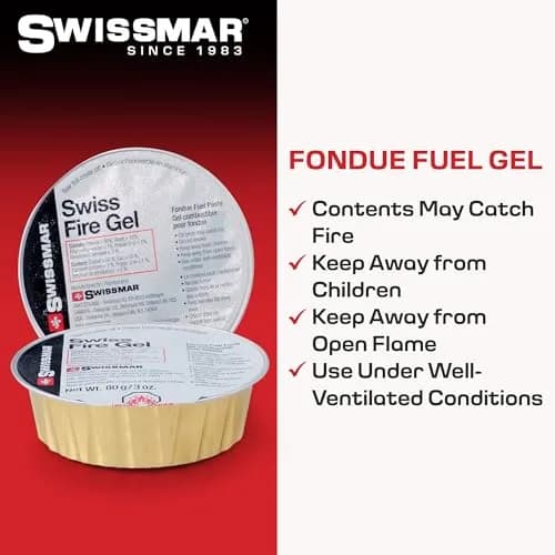 Swissmar Fire Gel Cans - 3oz Set of 3 | Reliable Fuel for Fondue & Campfire thumbnail 4