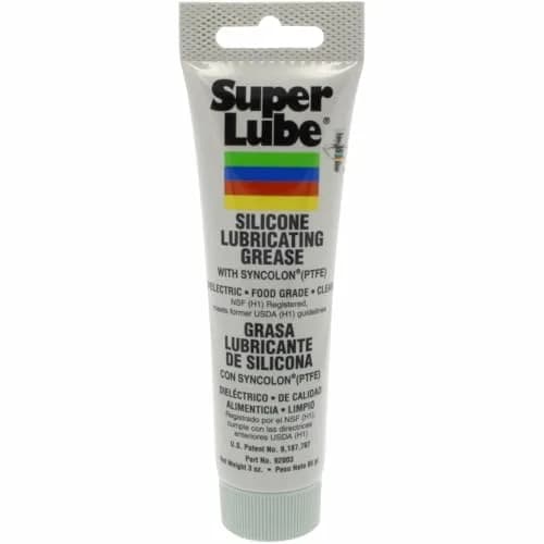 Super Lube 92003 Silicone Lubricating Grease with PTFE, 3 oz (85 g) Tube | Industrial & Automotive Machine Lubricant thumbnail 1