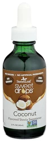 SweetLeaf Stevia Drops Liquid Sweetener, Coconut 2 Fl Oz | Zero Calorie, Natural Flavors thumbnail 4