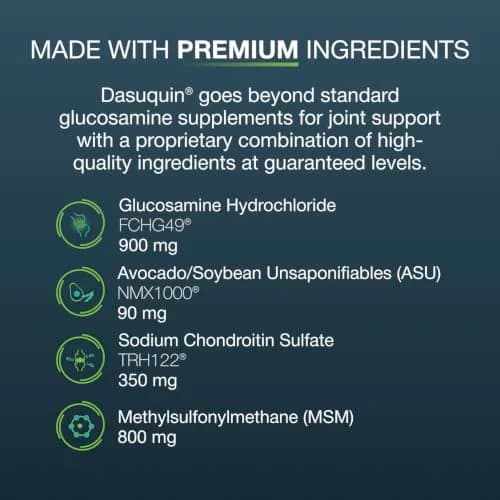Nutramax Dasuquin MSM Joint Supplement for Large Dogs 150ct | Supports Healthy Joints & Cartilage thumbnail 6