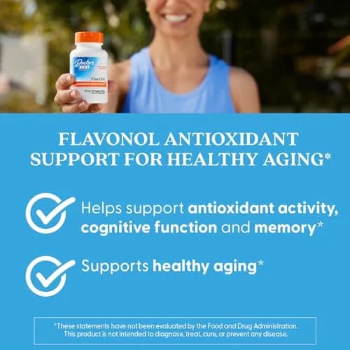 Doctor's Best Fisetin Supplement 100 mg Capsules (30 Count) | Brain Health & Antioxidant Support thumbnail 5
