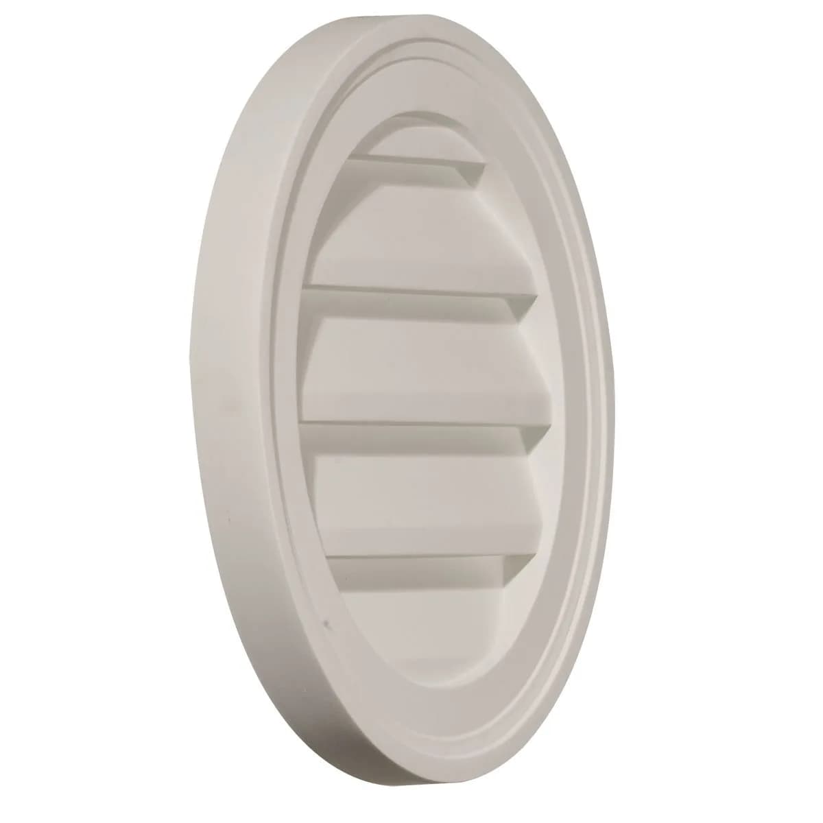 Ekena Millwork 16" Round Gable Vent Louver, 40.64cm (16") OD | Decorative Non-Functional Urethane - view 2