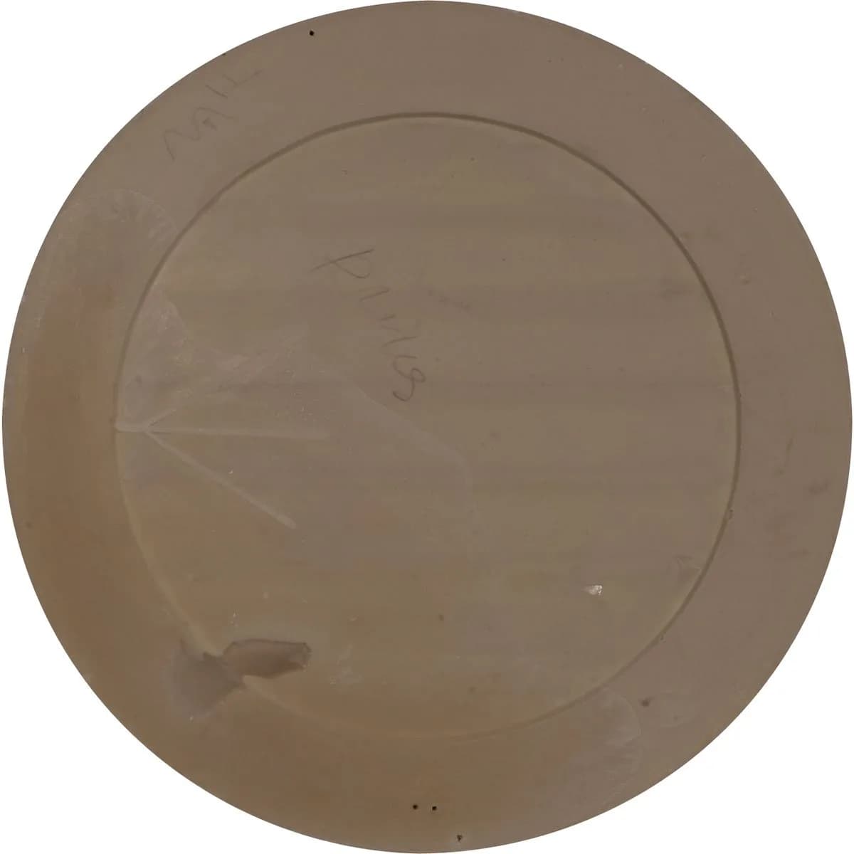 Ekena Millwork 18"W x 18"H x 1 1/8"P Round Gable Vent Louver | Non-Functional Decorative Urethane - view 3