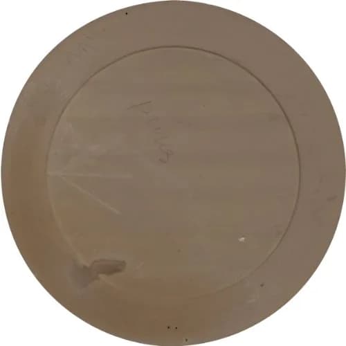 Ekena Millwork 18"W x 18"H x 1 1/8"P Round Gable Vent Louver | Non-Functional Decorative Urethane thumbnail 3