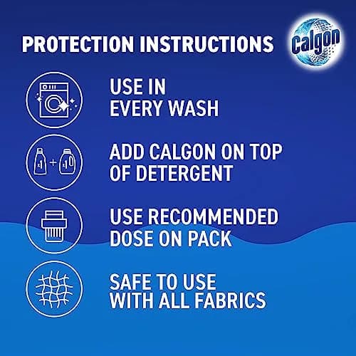 Calgon 4-in-1 Washing Machine Cleaner Tablets 75 Count | Deep Limescale & Odor Removal thumbnail 7