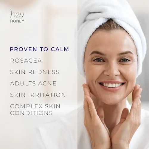 Hey Honey Relax Rosacea Relief Cream 71ml (2.4 Oz) | Calming Face Moisturizer for Redness & Irritation thumbnail 4