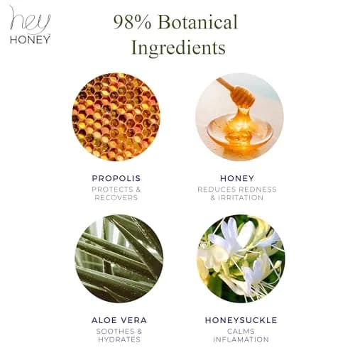 Hey Honey Relax Rosacea Relief Cream 71ml (2.4 Oz) | Calming Face Moisturizer for Redness & Irritation thumbnail 7
