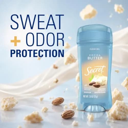 Secret Fresh Clear Gel Antiperspirant Deodorant for Women, 73.7ml (2.6 oz) | 72-Hour Odor Protection with pH Balancing Minerals thumbnail 5
