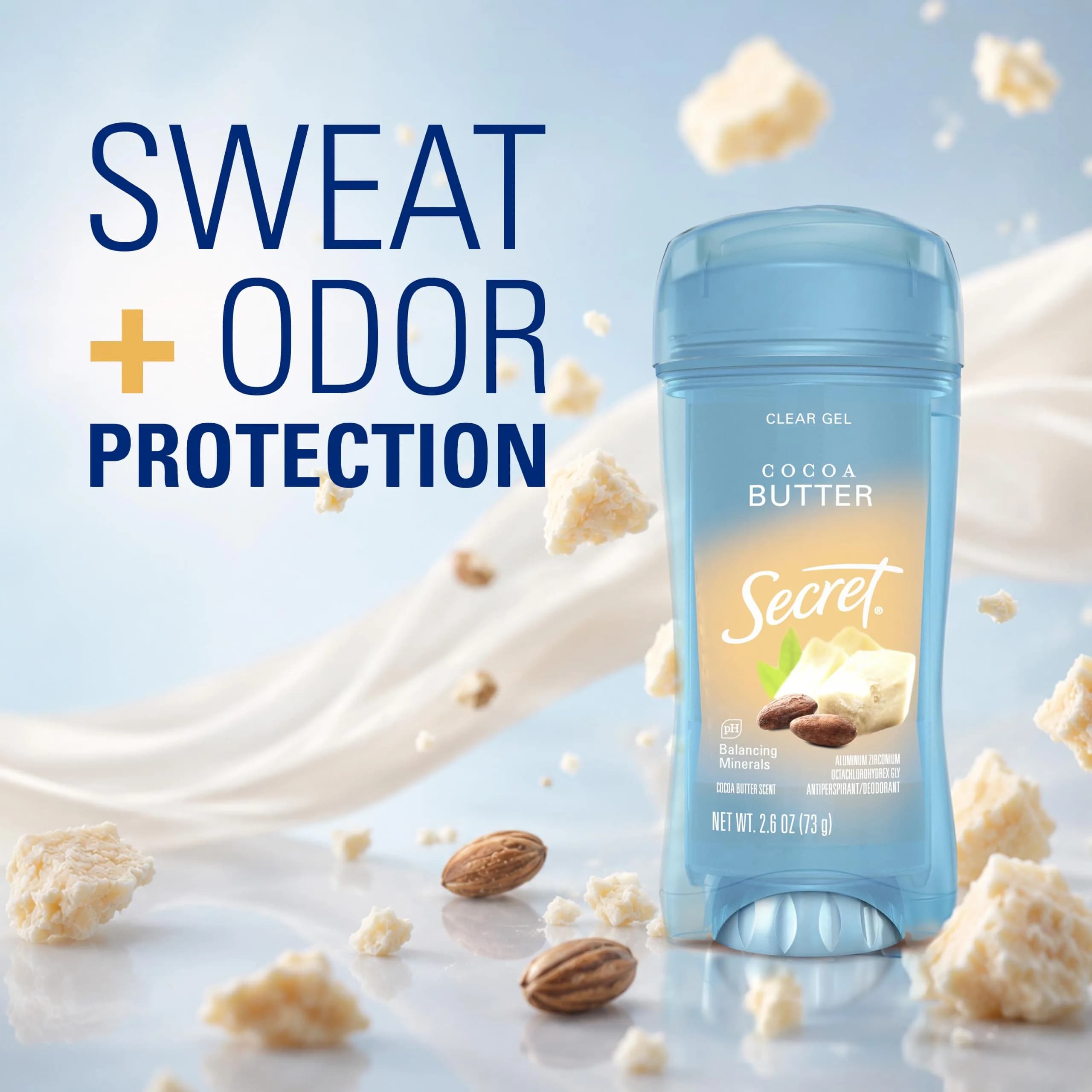 Secret Fresh Clear Gel Antiperspirant Deodorant for Women, 73.7ml (2.6 oz) | 72-Hour Odor Protection with pH Balancing Minerals - view 5