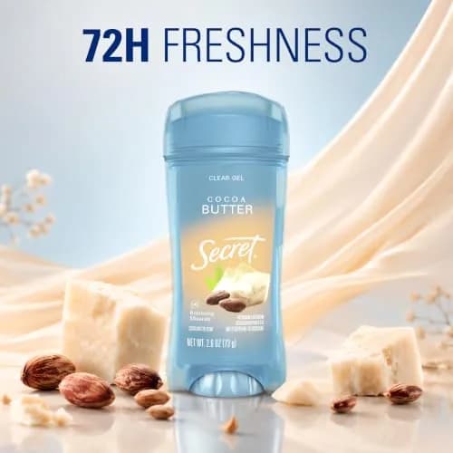 Secret Fresh Clear Gel Antiperspirant Deodorant for Women, 73.7ml (2.6 oz) | 72-Hour Odor Protection with pH Balancing Minerals thumbnail 3