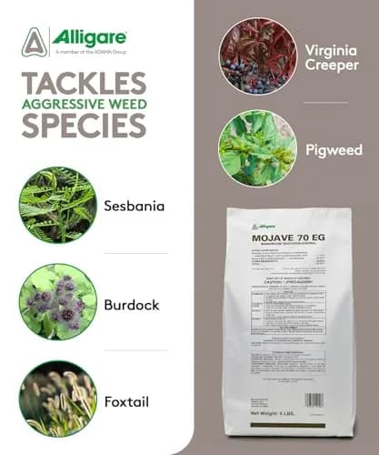 ALLIGARE Mojave 70EG Weed Killer for Grasses, Weeds & Vines | Long-Lasting Residual Bareground Control (70-120c) thumbnail 3