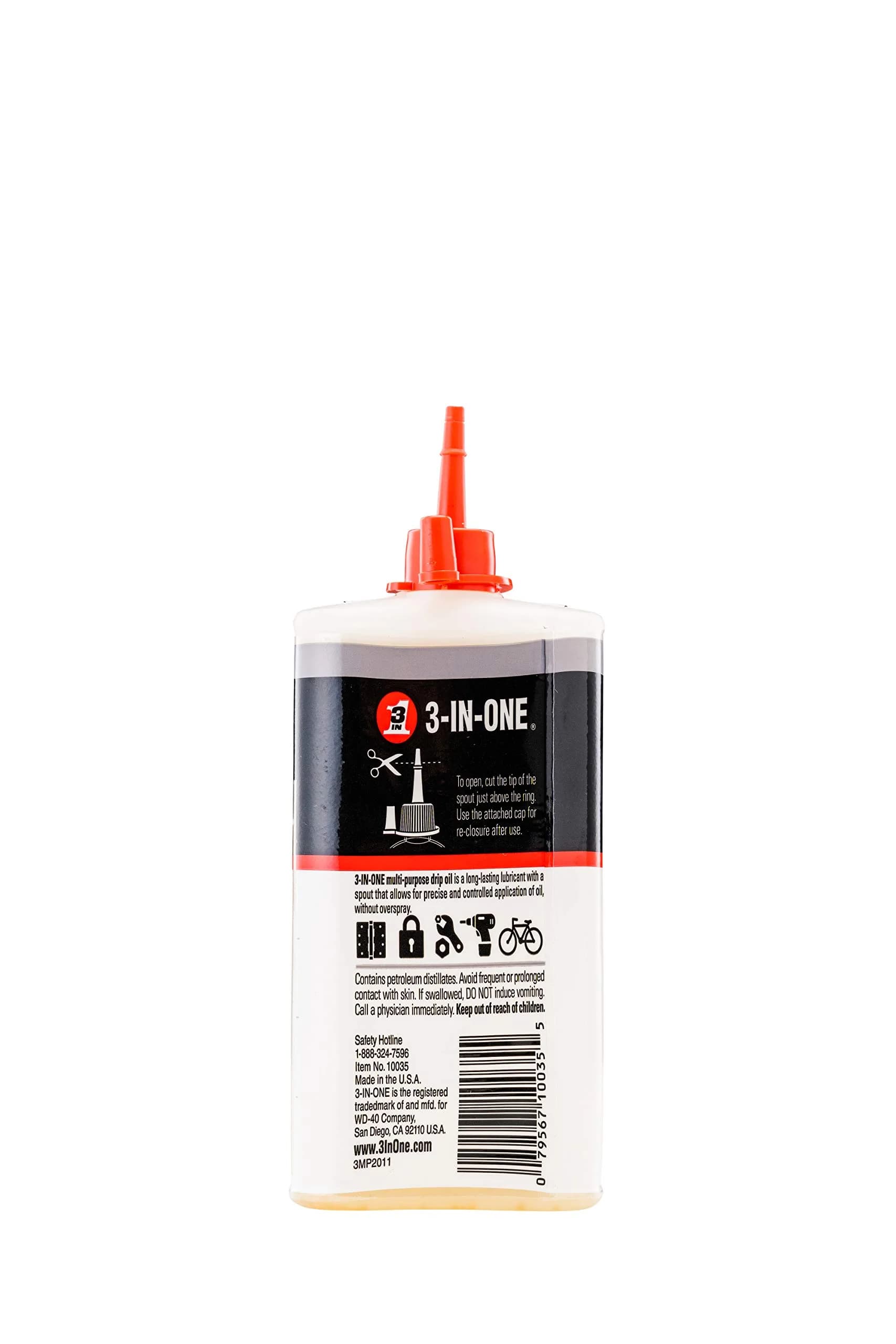 3-IN-ONE Multi-Purpose Oil 3 oz (89 ml) 12-Pack | Lubricates, Cleans, Protects Against Rust - view 2