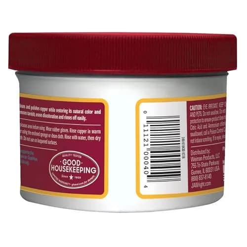 Wright's Copper, Brass Cream Cleaner 236ml (8 Fl Oz) | Gently Cleans and Removes Tarnish Without Scratching thumbnail 2