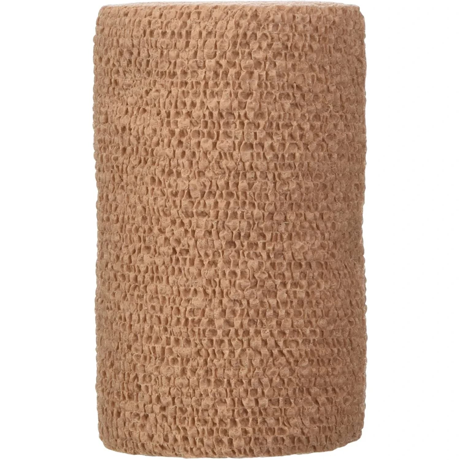 Coban 3M Self-Adherent Wrap 1584 Tan 4 in. x 5 yd. | Sticks to Itself for Secure Bandaging - main product image