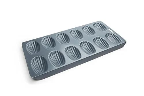 Fox Run Non-Stick Madeleine Pan, Carbon Steel, 12-Cup | Shell-Shaped Baking Mold for French Madeleines thumbnail 1