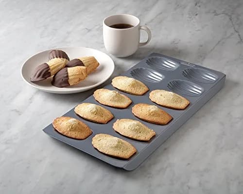 Fox Run Non-Stick Madeleine Pan, Carbon Steel, 12-Cup | Shell-Shaped Baking Mold for French Madeleines thumbnail 5