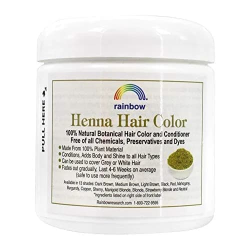 Rainbow Research Henna Hair Color and Conditioner Persian Mahogany Medium Auburn 118ml (4 Oz) | 100% Botanical Hair Color & Conditioner thumbnail 2