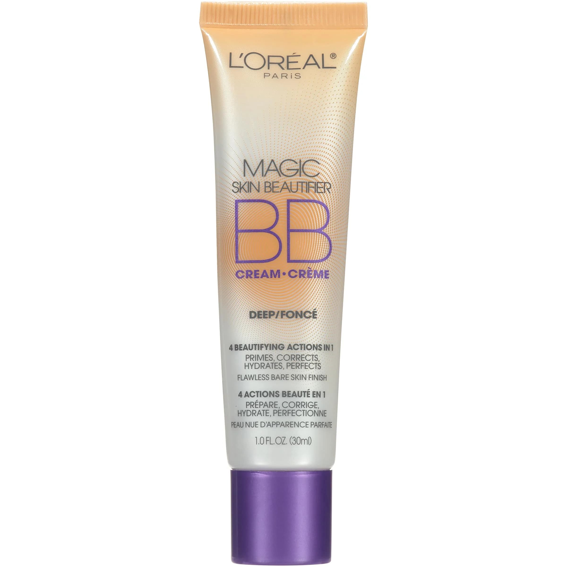 L'Oreal Paris Magic BB Cream - Deep Shade, 1 fl oz | Hydrating Skin Beautifier with Color Changing Foundation - main product image