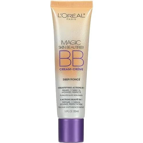L'Oreal Paris Magic BB Cream - Deep Shade, 1 fl oz | Hydrating Skin Beautifier with Color Changing Foundation thumbnail 1