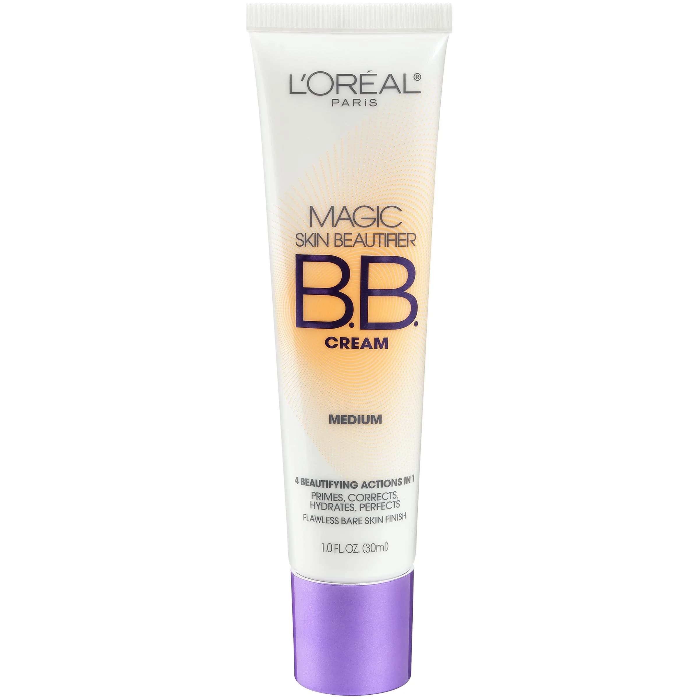 L'Oreal Paris Magic BB Cream - Medium Shade, Hydrating Skin Beautifier with Color Changing Foundation, 1 fl oz - main product image