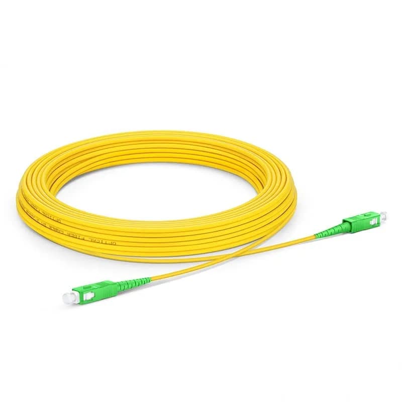 Ultra Spec Cables 15M (50 Feet) Singlemode Fiber Optic Cable SC/APC to SC/APC | High-Quality Network Extension - main product image