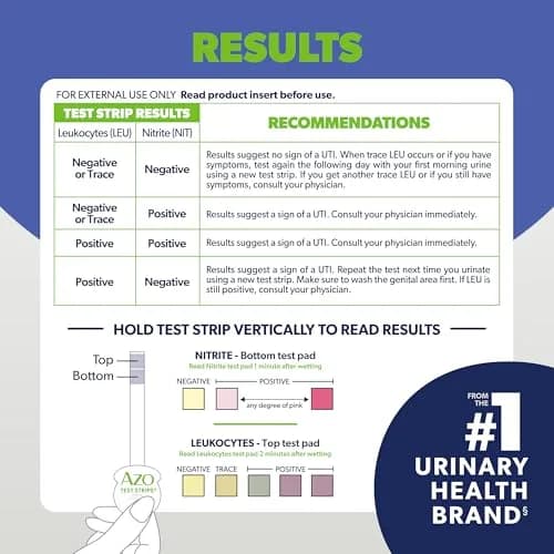 AZO Urinary Tract Infection (UTI) Test Strips 3 Count | Results in 2 Mins, Accurate Home Test thumbnail 7