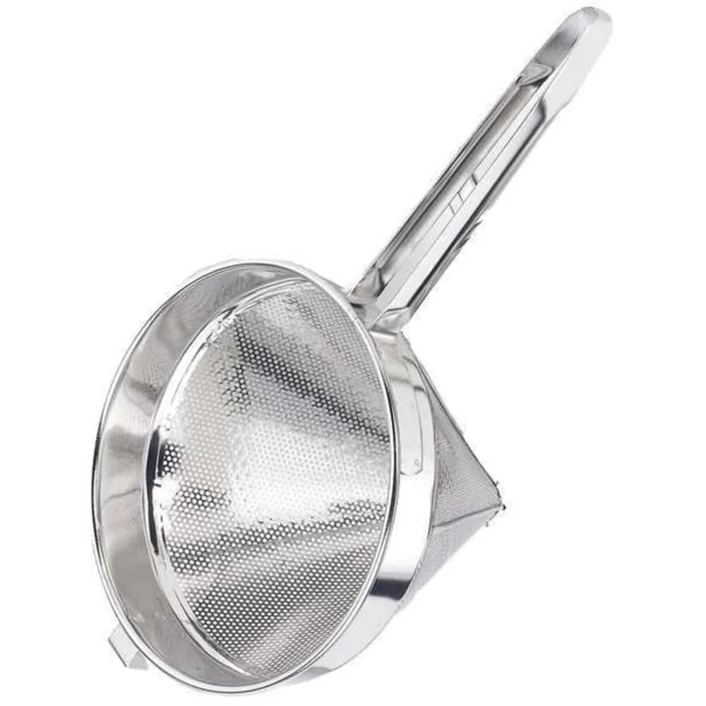 Crestware 9-Inch Coarse Mesh Strainer | Stainless Steel Food Sieve for Kitchen Use - main product image