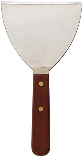 Crestware Food Spatula 5 in. Wood Handle | Heavy Duty Taiwan Made Kitchen Tool thumbnail 2