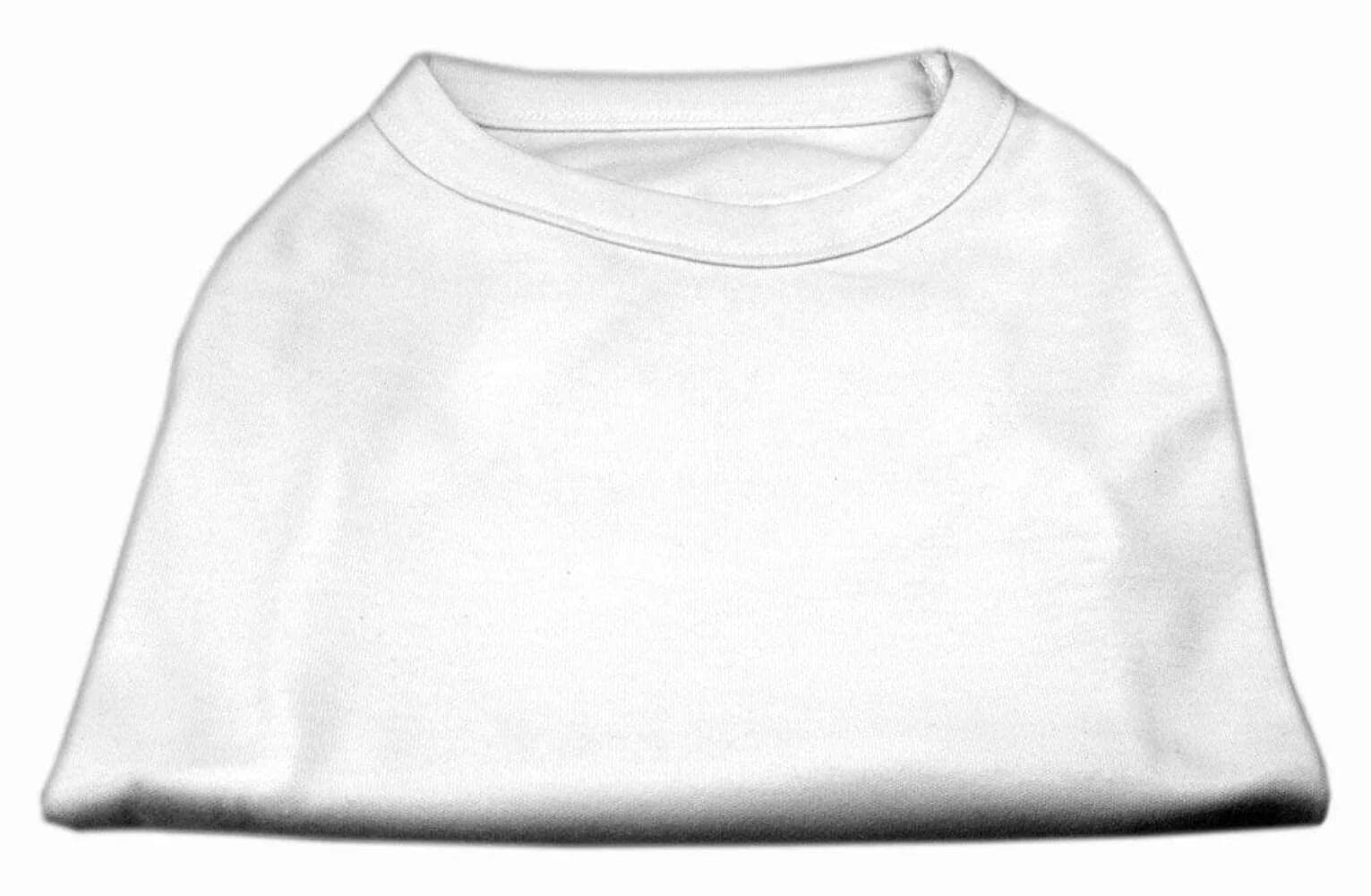 Mirage Pet Products Large Pet T-Shirt White | Comfortable, Durable & Easy to Wear - main product image