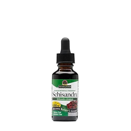 Nature's Answer Schisandra Berry Liquid 1oz | USDA Organic & Gluten-Free thumbnail 1
