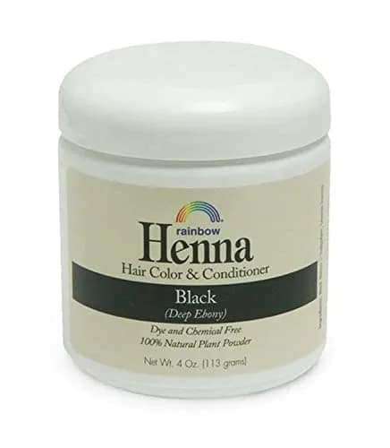 Rainbow Research Henna Hair Color Conditioner Persian Black Deep Ebony 118ml (4 Ounce) | 100% Botanical Hair Dye thumbnail 1