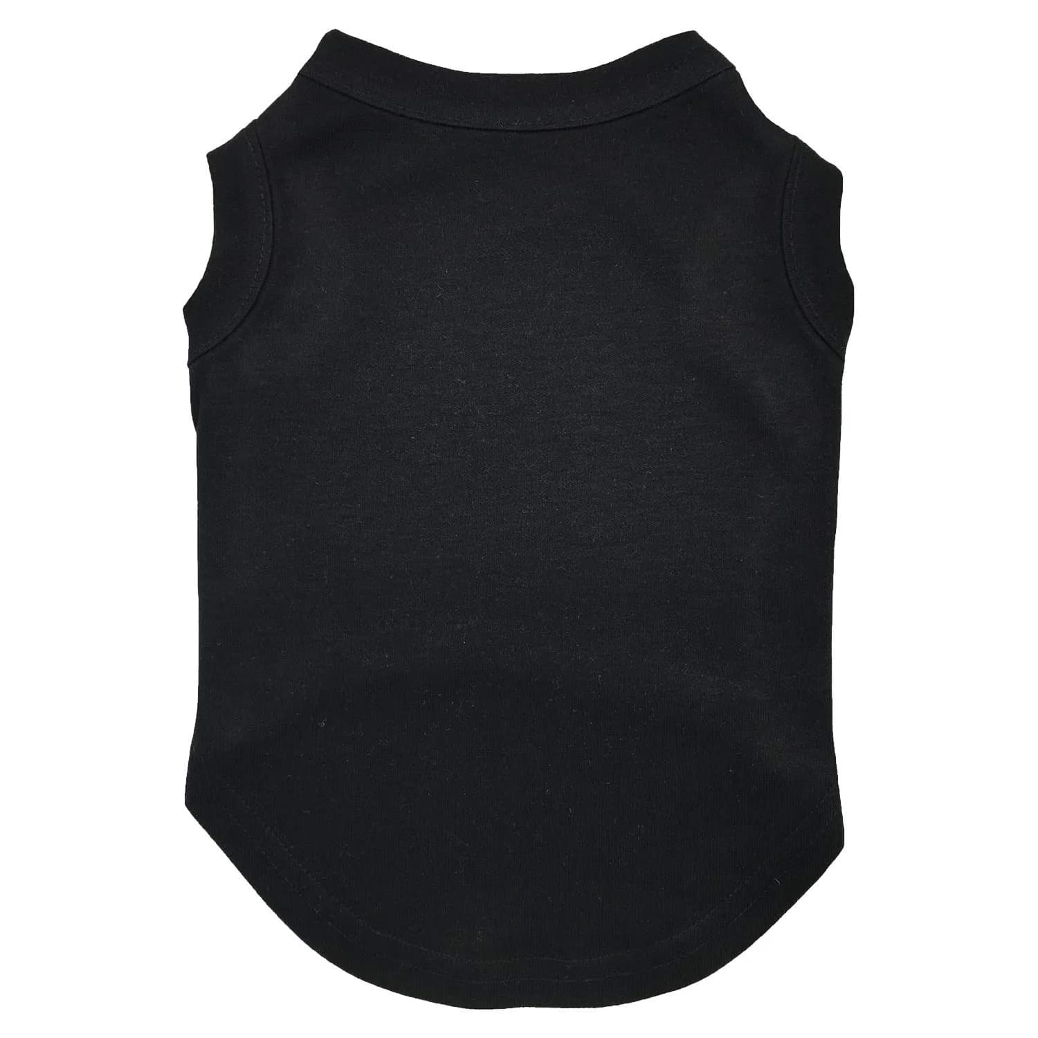 Mirage Pet Products Black Pet Apparel X-Small (18 inches length) | Sleeveless Dog Shirt for Everyday Wear